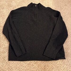 Rails 100% merino Wool sweater half zip
